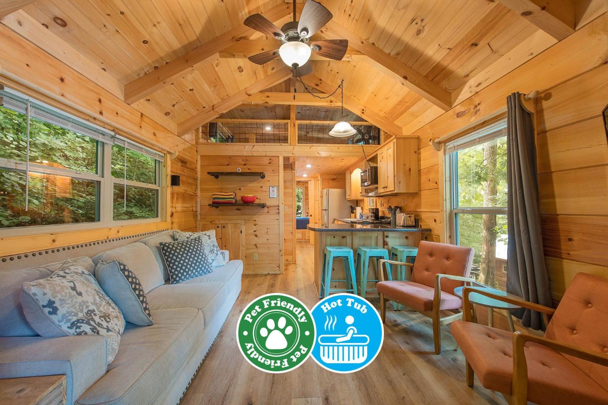 Ryon Tiny Home Cabin City-Side Rustic Retreat 채터누가 외부 사진